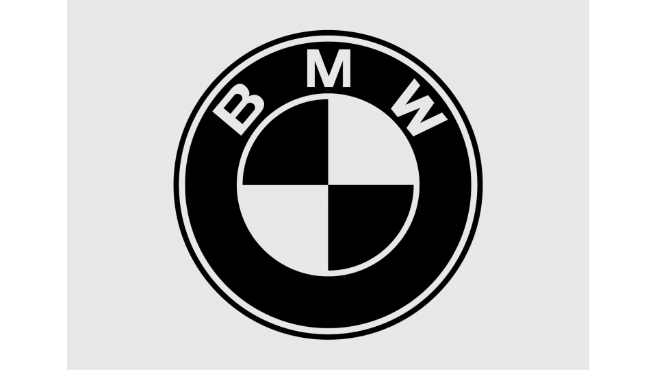 BMW Badge Adhesive Vinyl Sticker