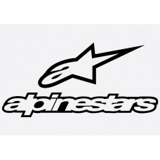 Bike Decal Sponsor Sticker -  Alpinestars # 1