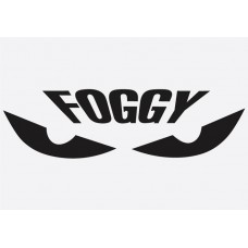 Bike Decal Sponsor Sticker -  Foggy