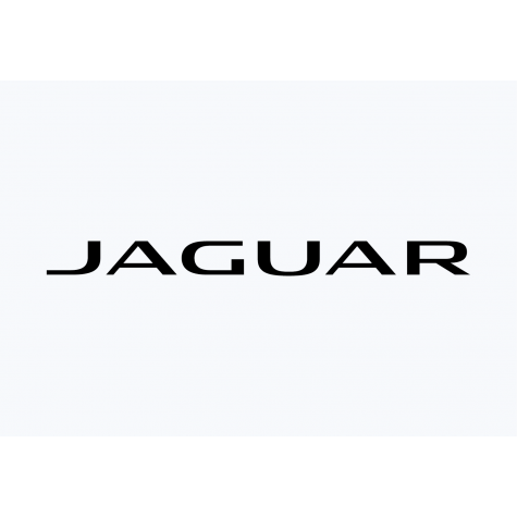 Jaguar Wordmark Badge Adhesive Vinyl Sticker