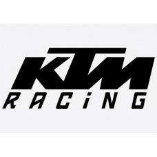 KTM Racing Adhesive Vinyl Sticker