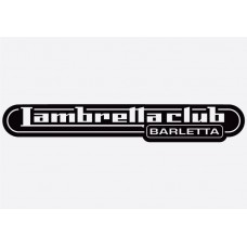 Lambretta Barletta Badge Adhesive Vinyl Sticker