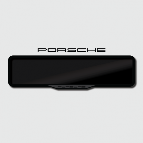 Porsche Number Plate Holder