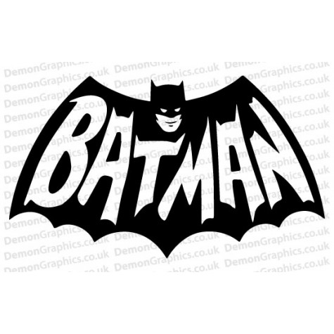 Batman Retro Sticker