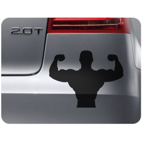 Body Builder Sticker