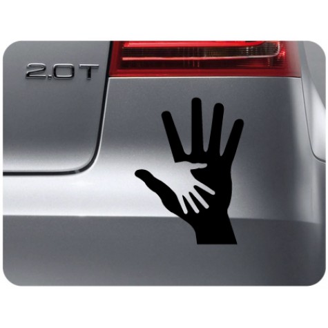 Caring Hand Sticker