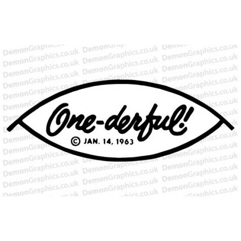 One-derful! Records Sticker