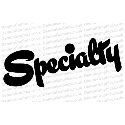 Speciality Records Sticker