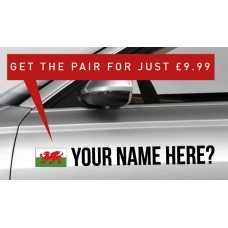 Wales Rally Tag £9.99 for both sides