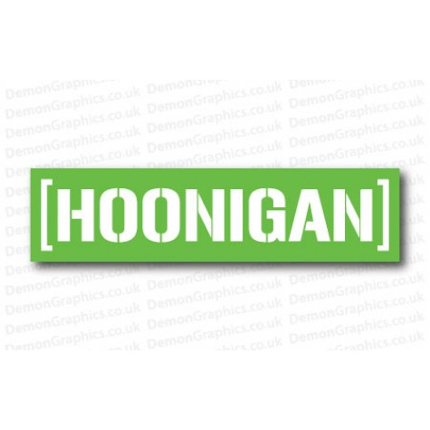 Hoonigan 1 Sticker
