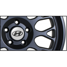 Hyundai Gel Domed Wheel Badges (Set of 4)