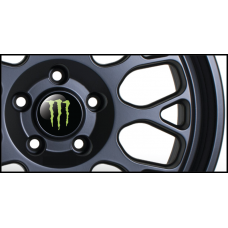Monster Energy Gel Domed Wheel Badges (Set of 4)