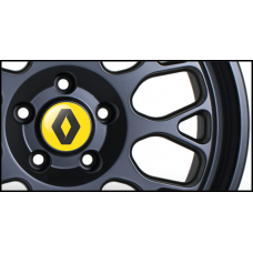 Renault Gel Domed Wheel Badges (Set of 4)