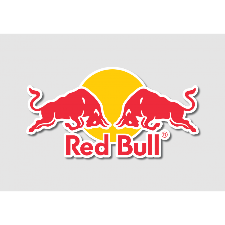 Red Bull' Sticker