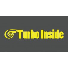'Turbo Inside' Adhesive Vinyl Sunstrip