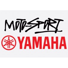 Yamaha Moto-sport Badge Adhesive Vinyl Sticker