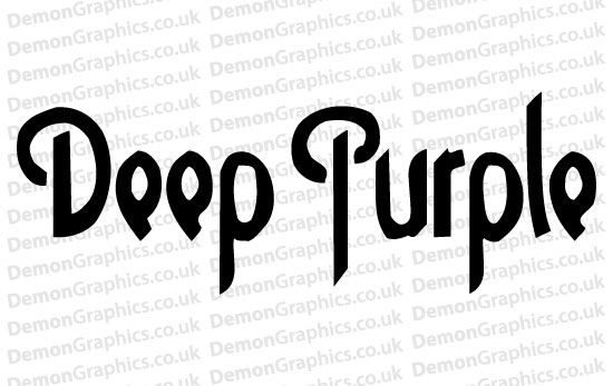 Deep Purple Sticker [Deep Purple Sticker] - £2.99 : Car Graphics by ...