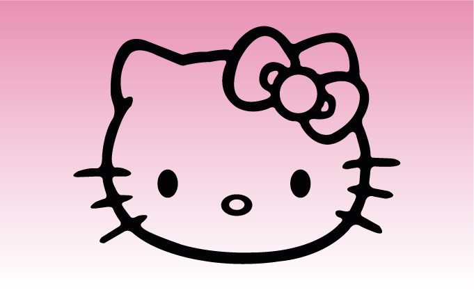 Hello Kitty Girly Sticker [Hello Kitty Girly Sticker] - £3.99 : Car ...